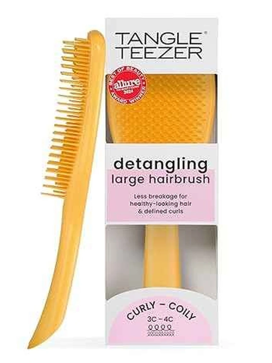 Tangle Teezer Detangling Large Hairbrush Curly Yellow