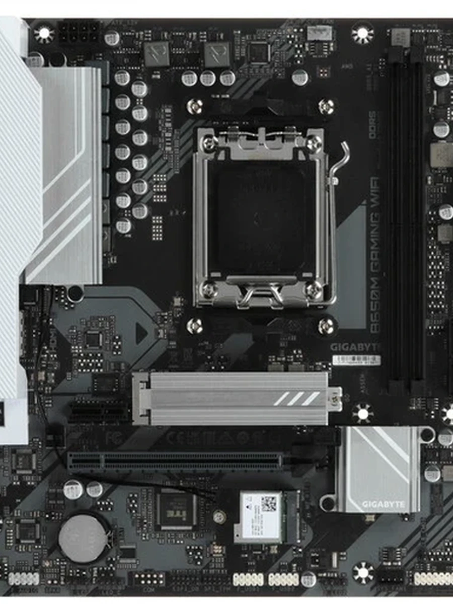 Плата Gigabyte AM5 B650 B650M GAMING WIFI 2xDDR5 PCI-Ex16 HDMI/DSub SATA3 M2 USB3.2 Gen1 WIFI mATX