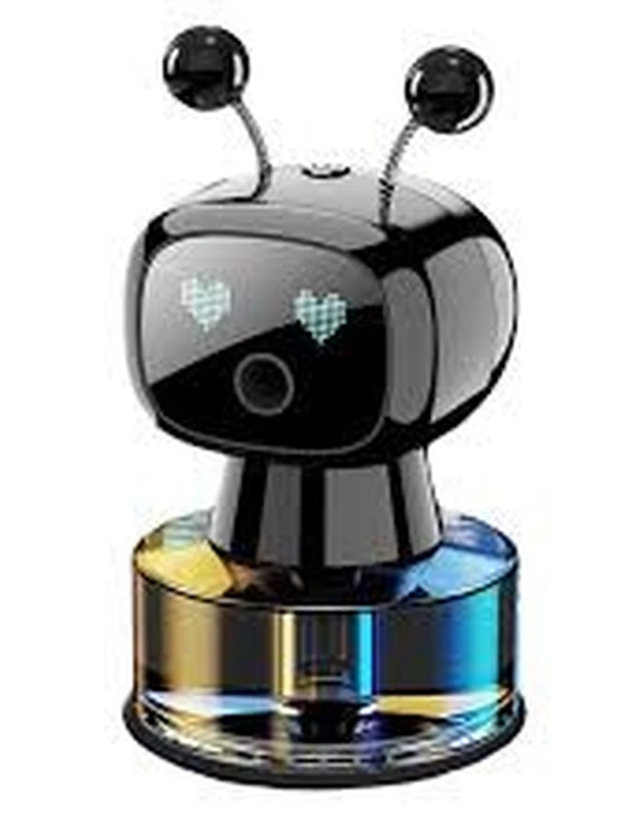 умный автомобильный ароматизатор в виде робота.