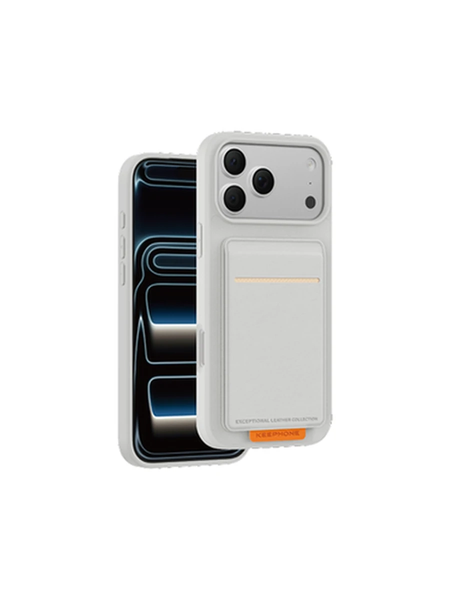 Чехлы KEEPHONE KP MC0229 SUEDEA MagSafe Iphone 17Pro (Gray)