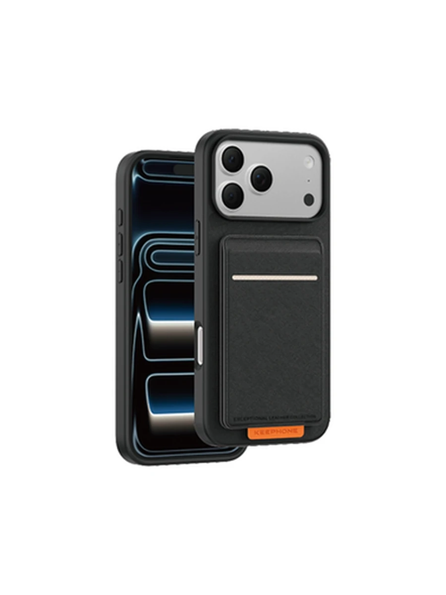 Чехлы KEEPHONE KP MC0229 SUEDEA MagSafe Iphone 17Pro (Black)