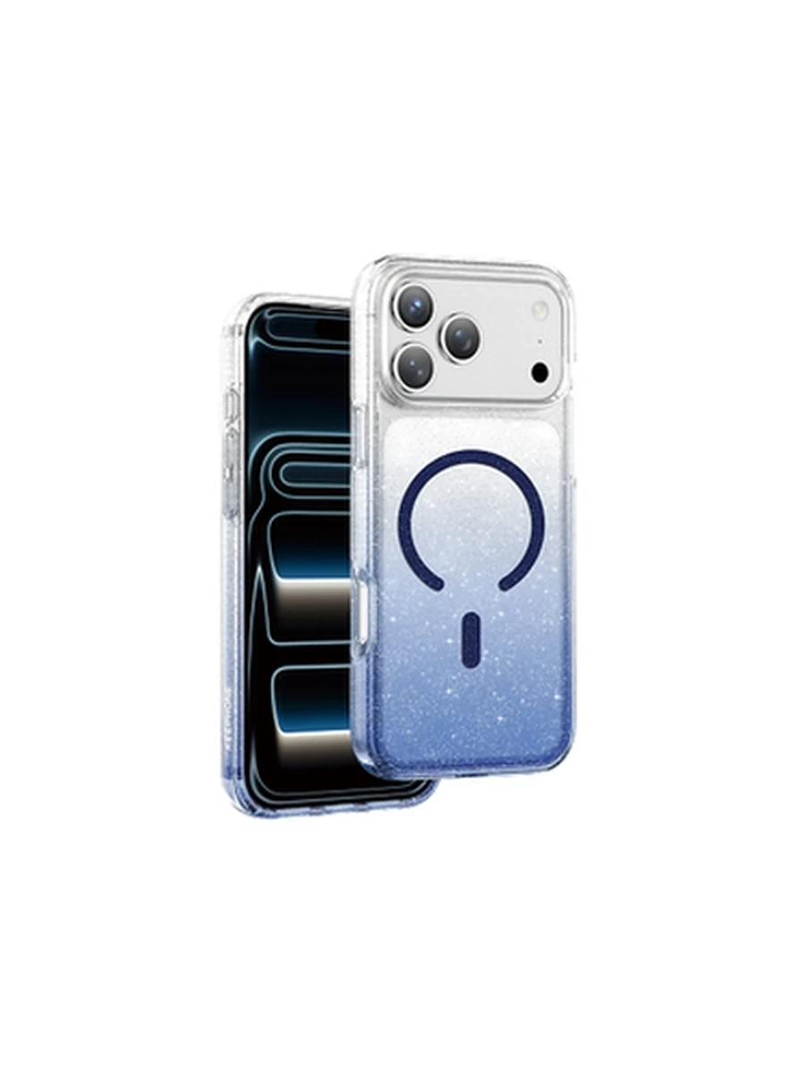 Чехлы KEEPHONE KP MC0210 LILLIAN MagSafe Iphone 17Pro Max (Deep Blue)