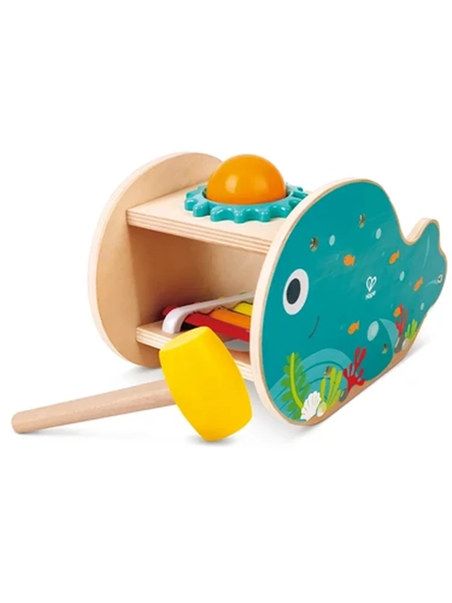 HAPE Игрушка музыкальная "Ксилофон" Китёнок