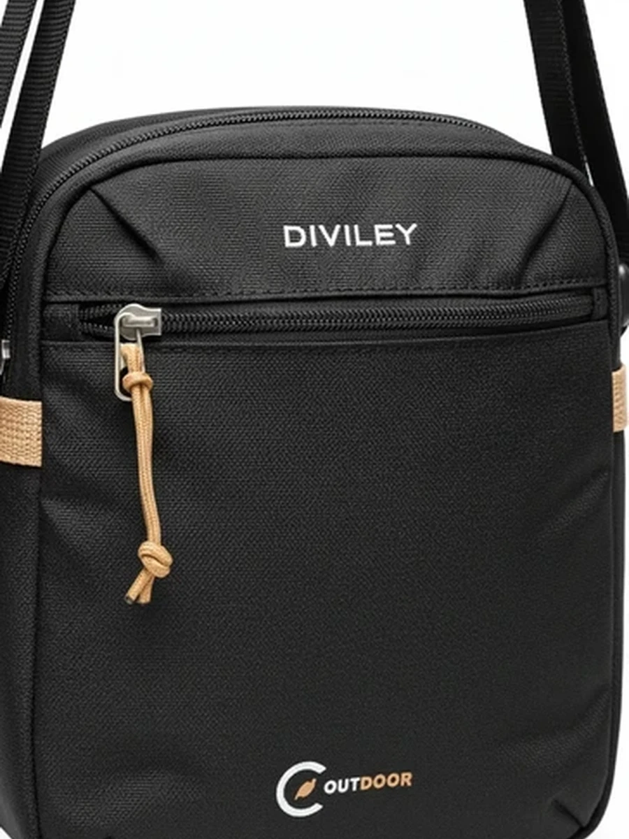 Сумка через плечо Diviley Outdoor текстильная повседневная для документов и телефона