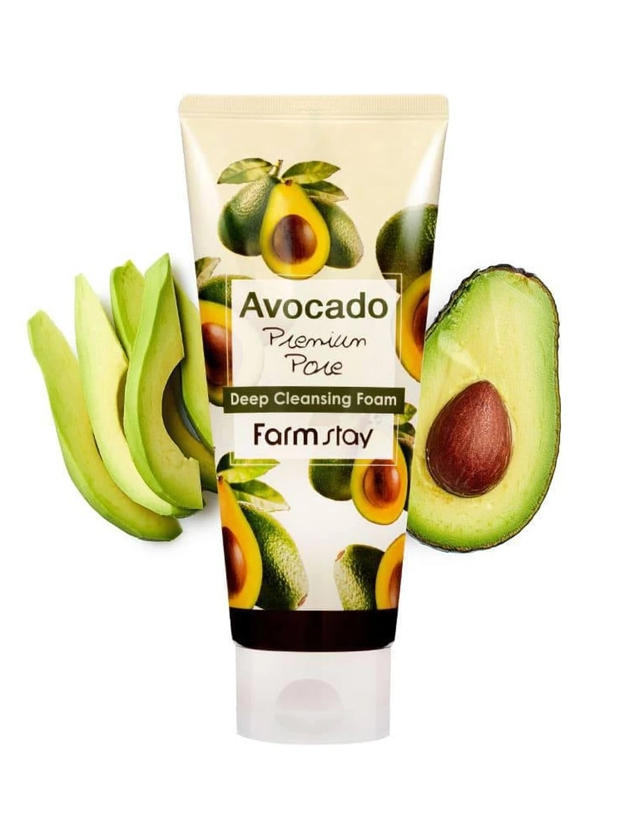 Пенка для умывания FarmStay Avocado Premium Pore Deep Cleansing Foam