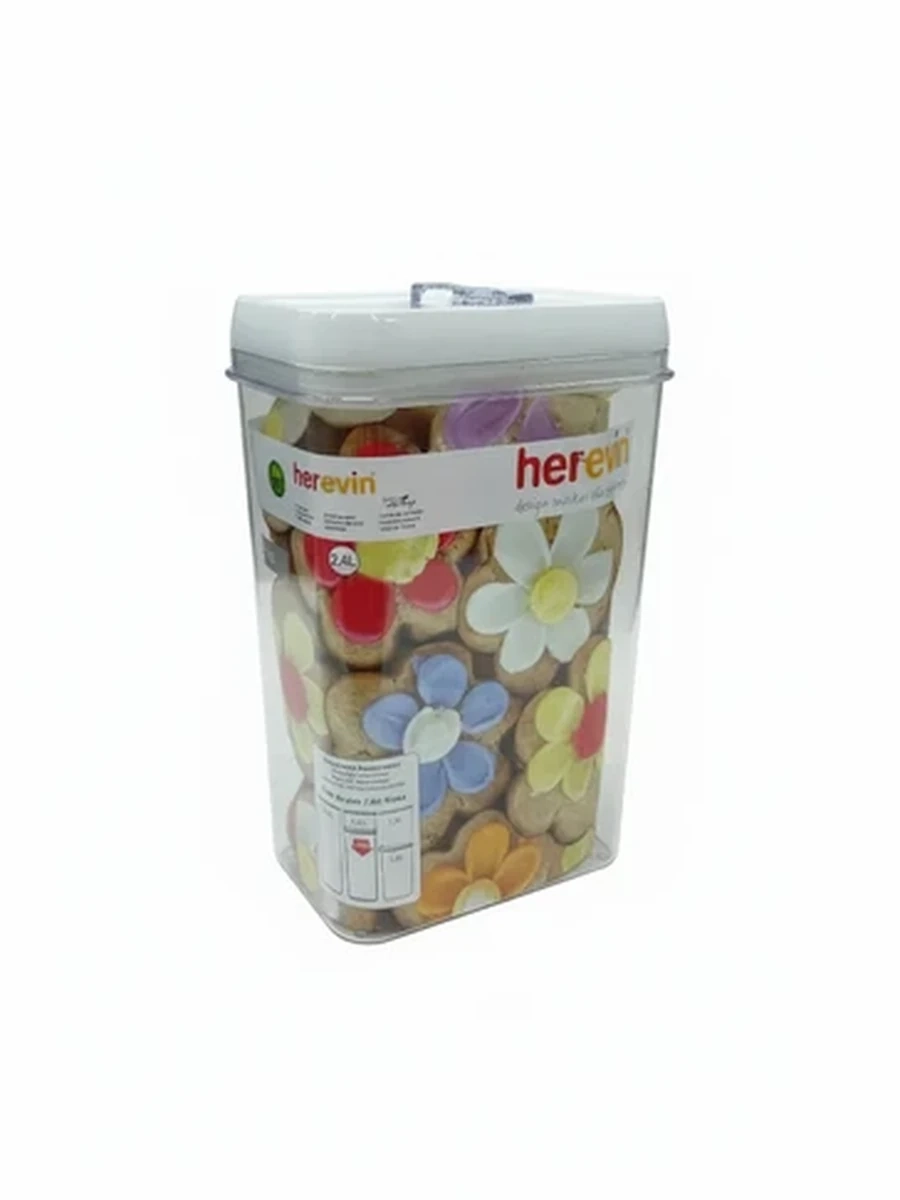 Контейнер для хранения сыпучих продуктов Herevin 2.4 л с герметичной крышкой