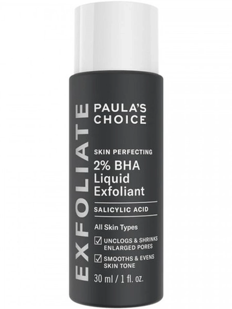 Paula’s choice exfoliate skin perfecting 2% bha liquid travel тоник с 2% bha для всех типов кожи мини 30 мл