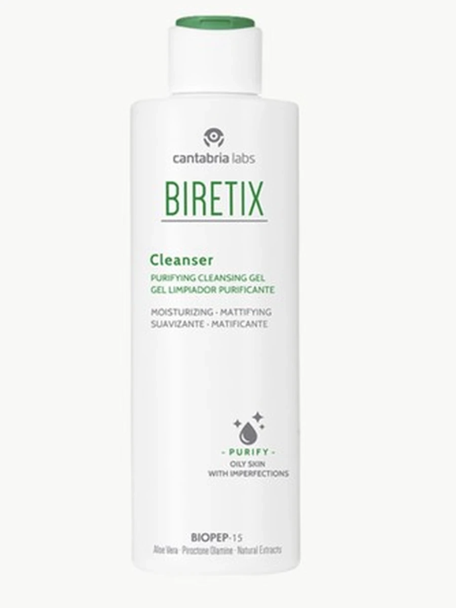 Cantabria Labs Очищающий гель для кожи с акне для лица / Biretix Purifying Cleansing Gel