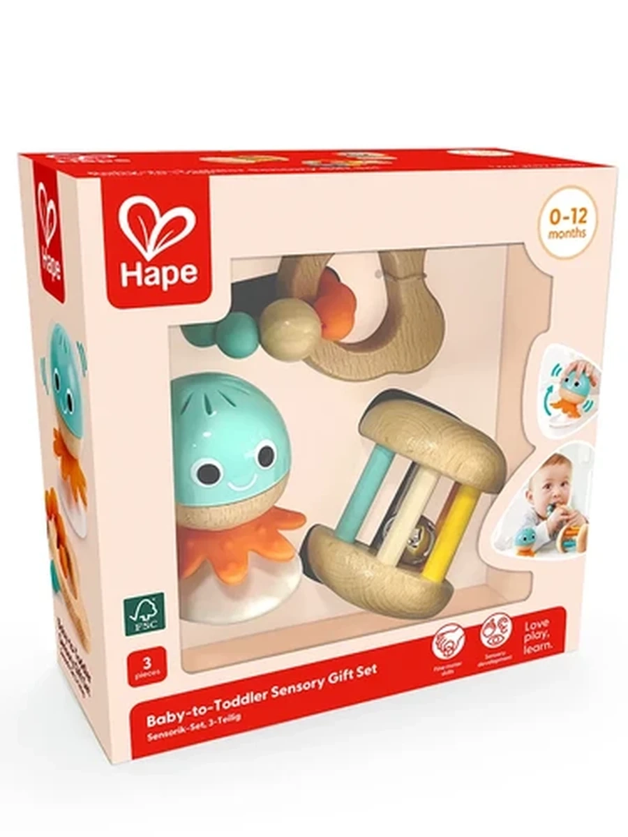 HAPE Подарочный набор игрушек "Малышам"