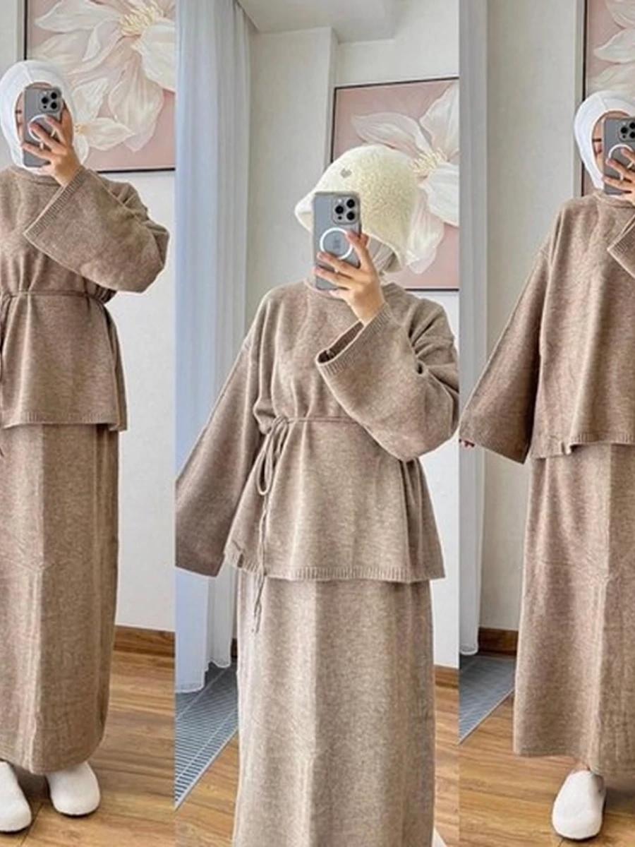 Вязаный женский костюм Soft Warm