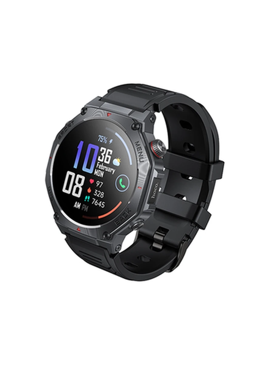 Часы HOCO Y37 AMOLED GPS sports watch(call version) black