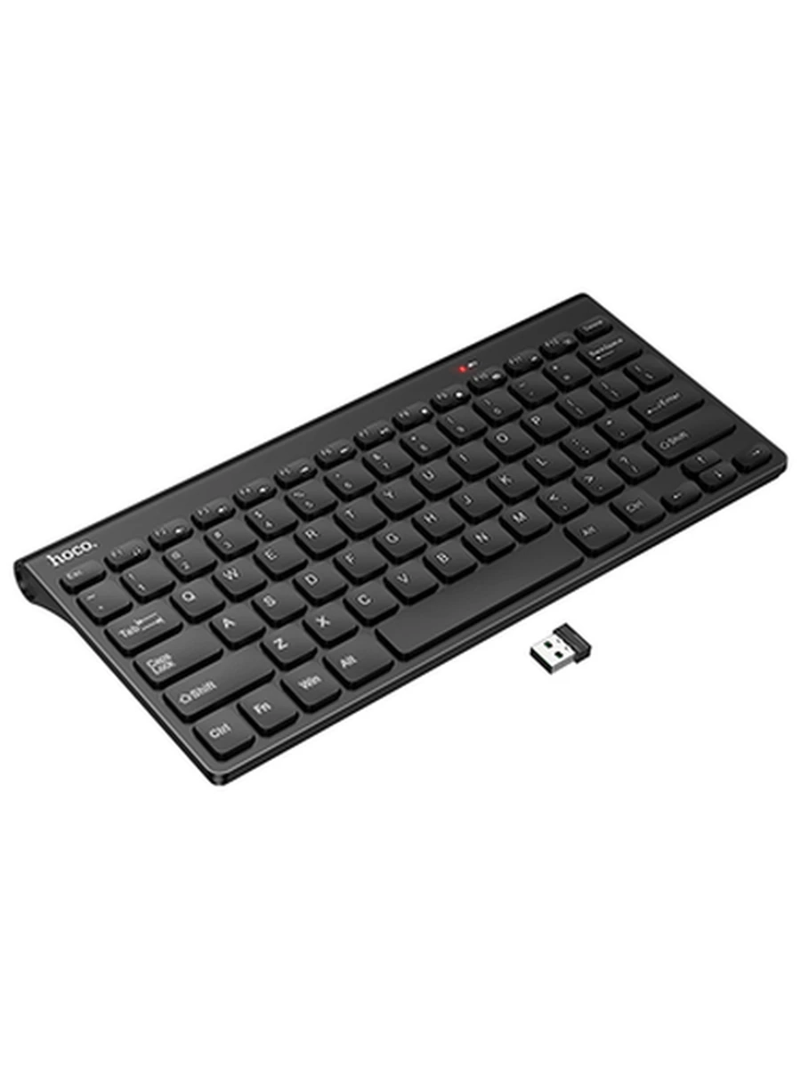 Клавиатура HOCO GM70 Dragon 2.4G wireless mini keyboard(russian version) Black