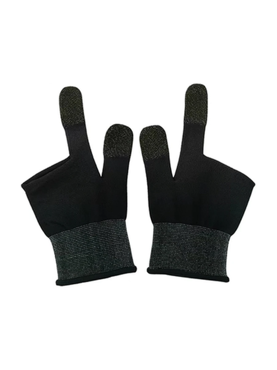 HOCO GA21 Игровые перчатки Eagle Claw с двумя пальцами из серебряного волокна (комплект из 2 шт.)