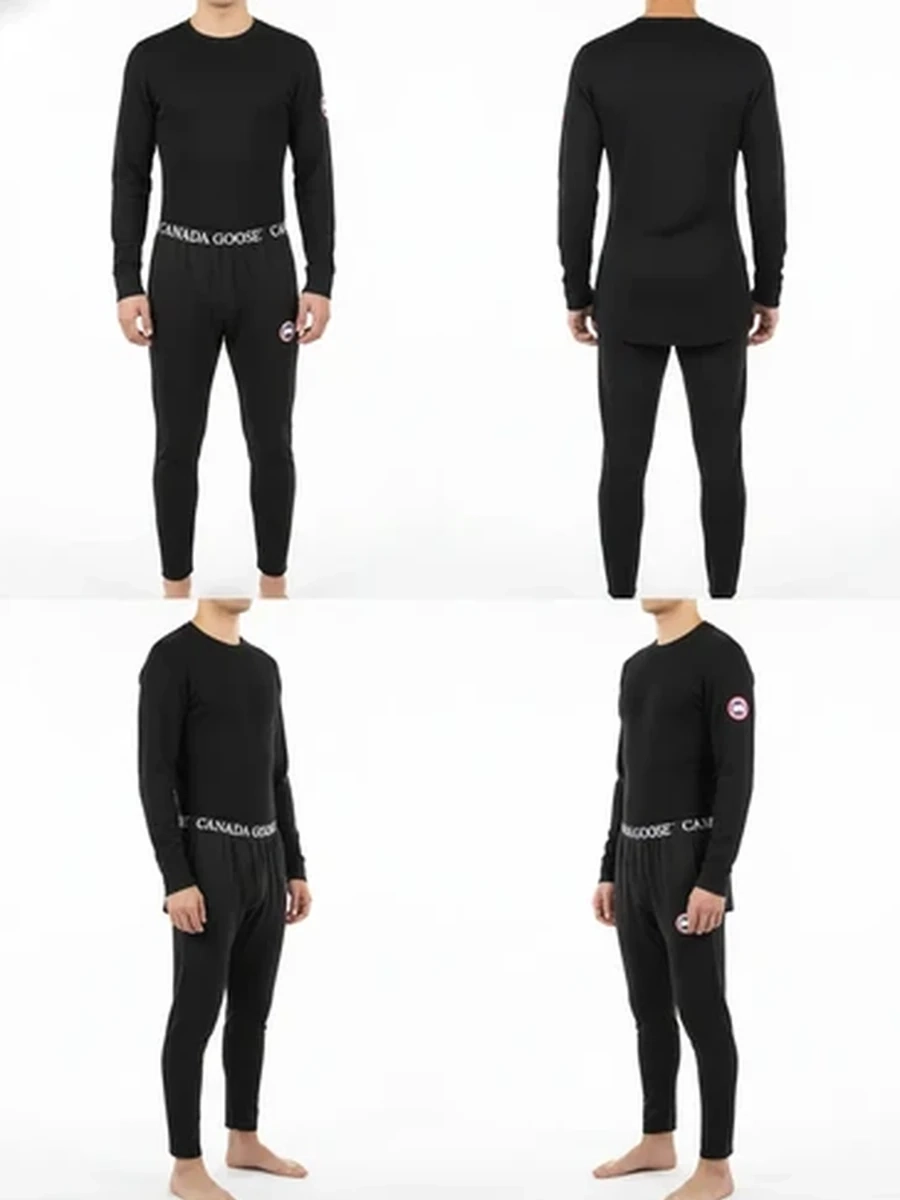 Мужской комплект термобелья Canada Goose лонгслив и кальсоны для спорта