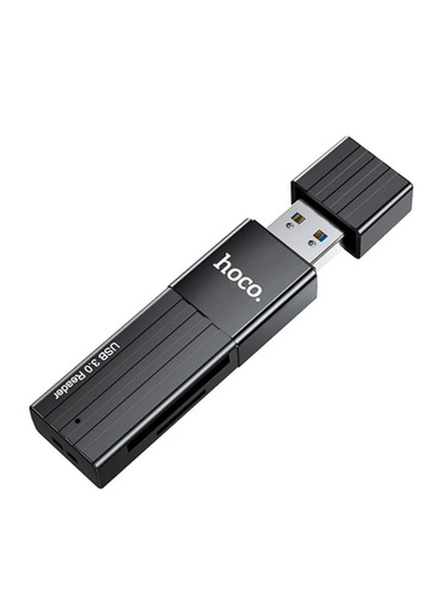 Card Reader HOCO HB20 Mindfil 2-in-1 USB3.0 (Black).