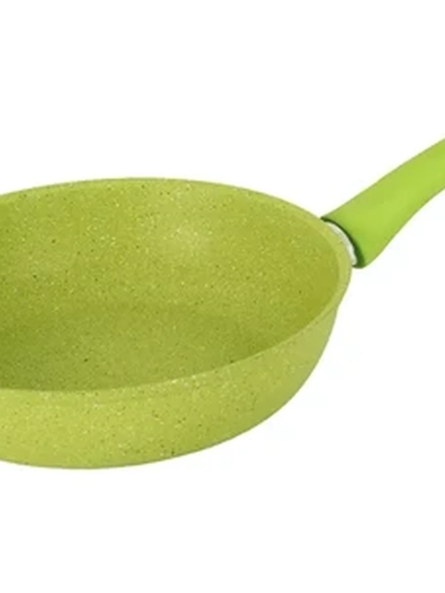 Сковорода Kukmara 22 см с ручкой, АП линия Trendy style (Lime)