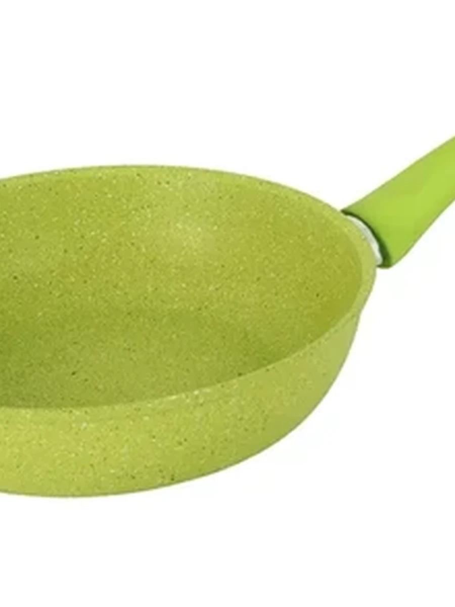 Сковорода Kukmara 24 см с ручкой, АП линия Trendy style (Lime)
