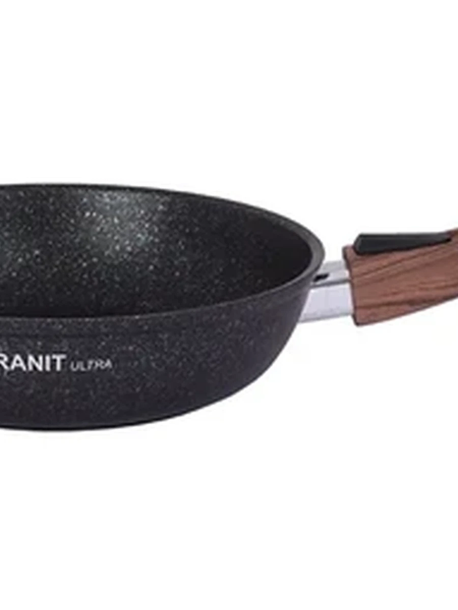 Сковорода Kukmara 28 см со съемной ручкой, АП линия Granit ultra (Blue)