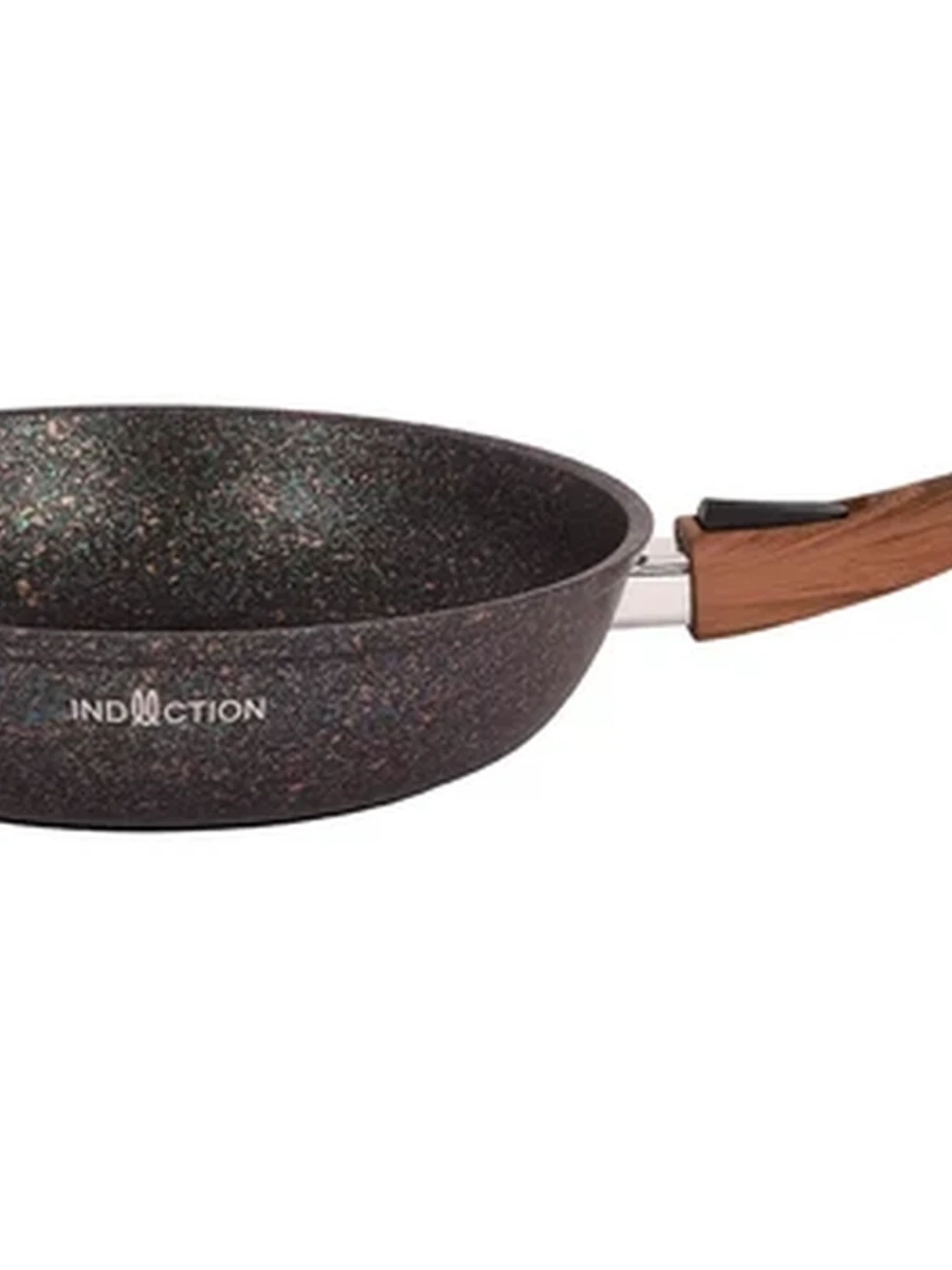 Сковорода Kukmara 28 см со съемной ручкой, АП линия Granit Ultra Induction (Blue)