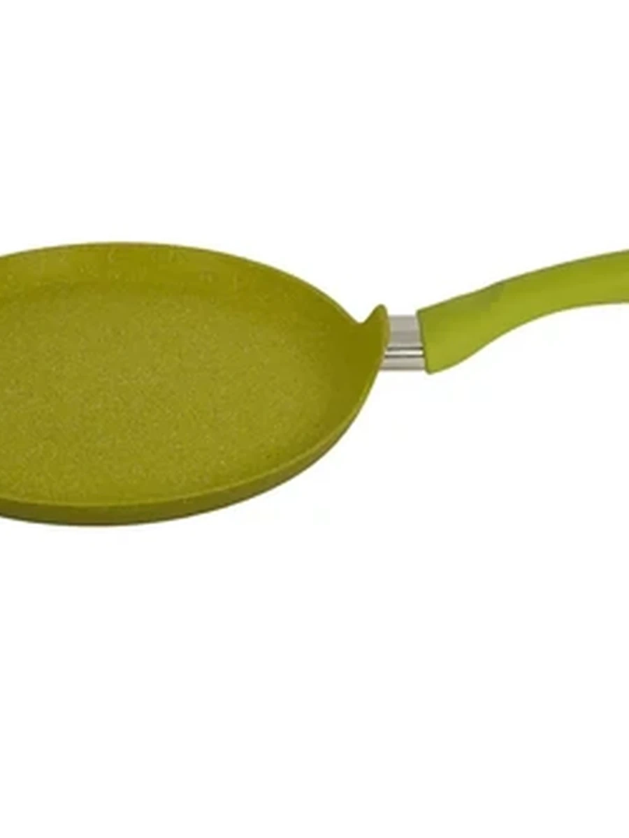 Сковорода Kukmara блинная 22 см с ручкой, АП линия Trendy style (Lime)