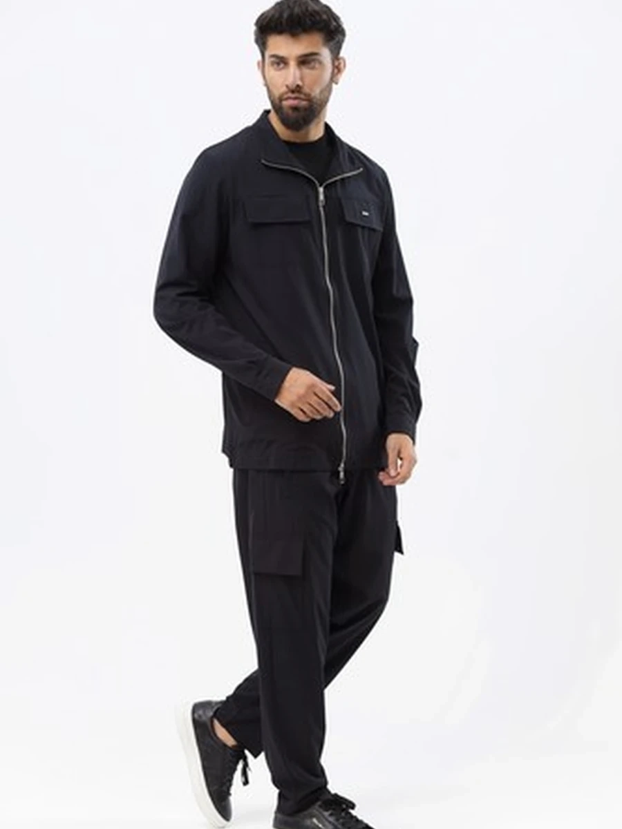 6773 спортивный костюм  Black (52-XL)