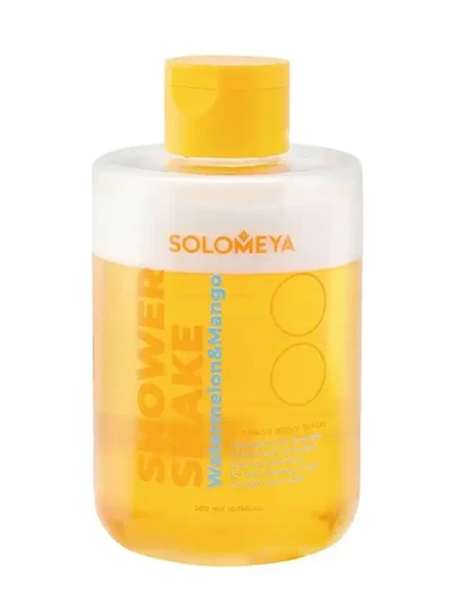 Solomeya Shower shake гель для душа Арбуз и Манго 300