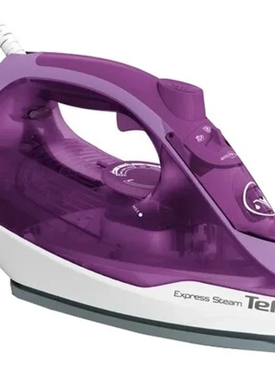 Утюг Tefal FV2836E0 [2400 Вт, подошва - Xpress Glide керамика, пар: 35 г/мин, пар.удар: 165 г/мин, 270 мл, фиолетовый]