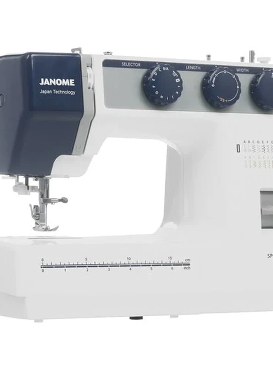 Швейная машина Janome SP903 [электромеханическая, челнок - вертикальный качающийся, швейных операций - 25, петля - автомат]