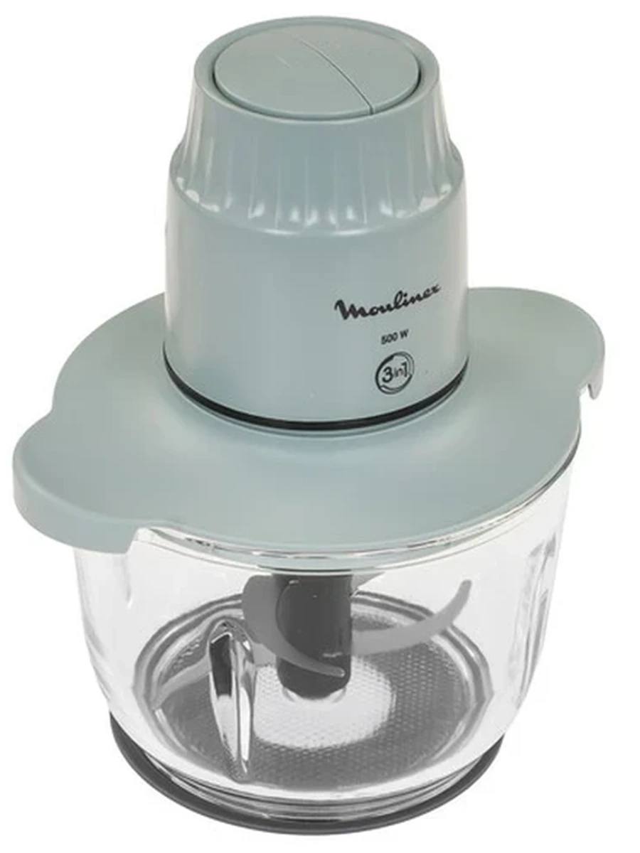 Измельчитель  Moulinex DJ603110 [500 Вт, скоростей - 2 шт, корпус - пластик, зеленый, прозрачный]