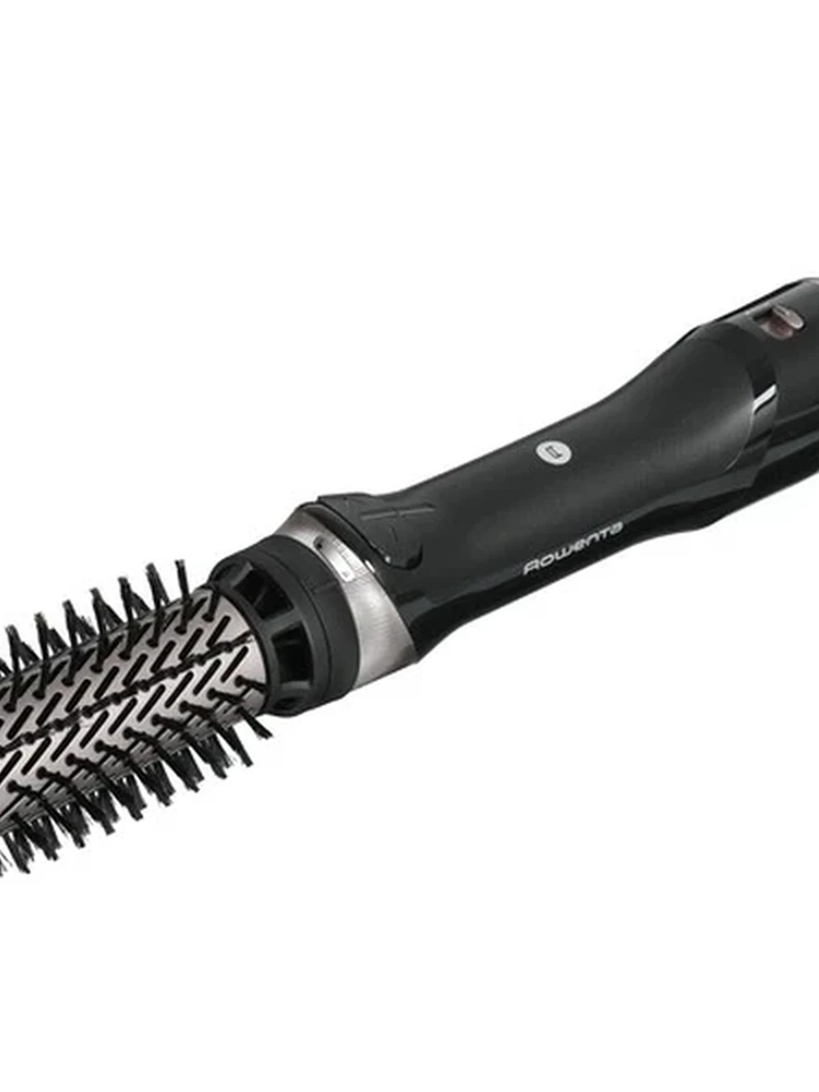Фен-щетка Rowenta Brush Activ UB9535 серый/розовое золото [1000 Вт, вращение, насадок-4 шт]