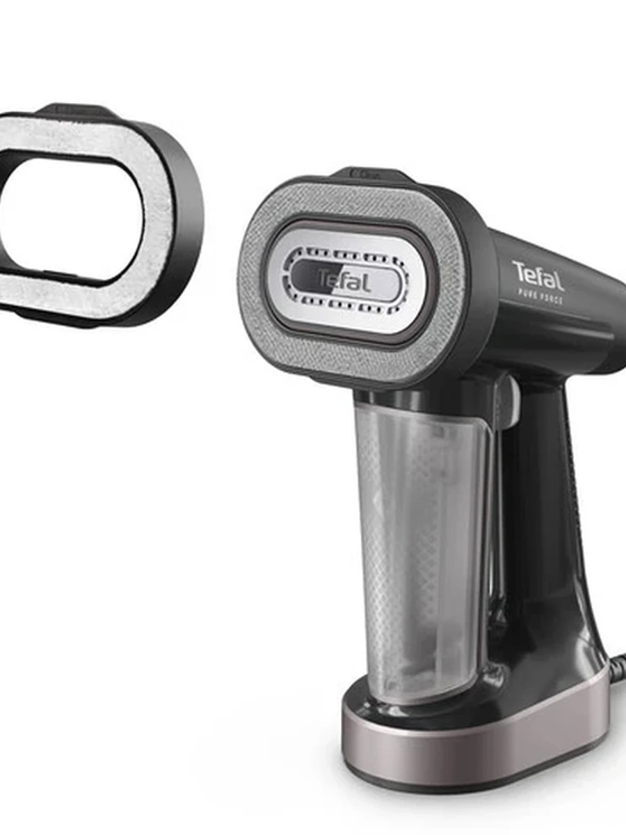 Отпариватель ручной Tefal DT8765E0 [1800 Вт, поток пара: до 90 г/мин, объем: 180 мл, до 12 мин, черный/розовое золото]