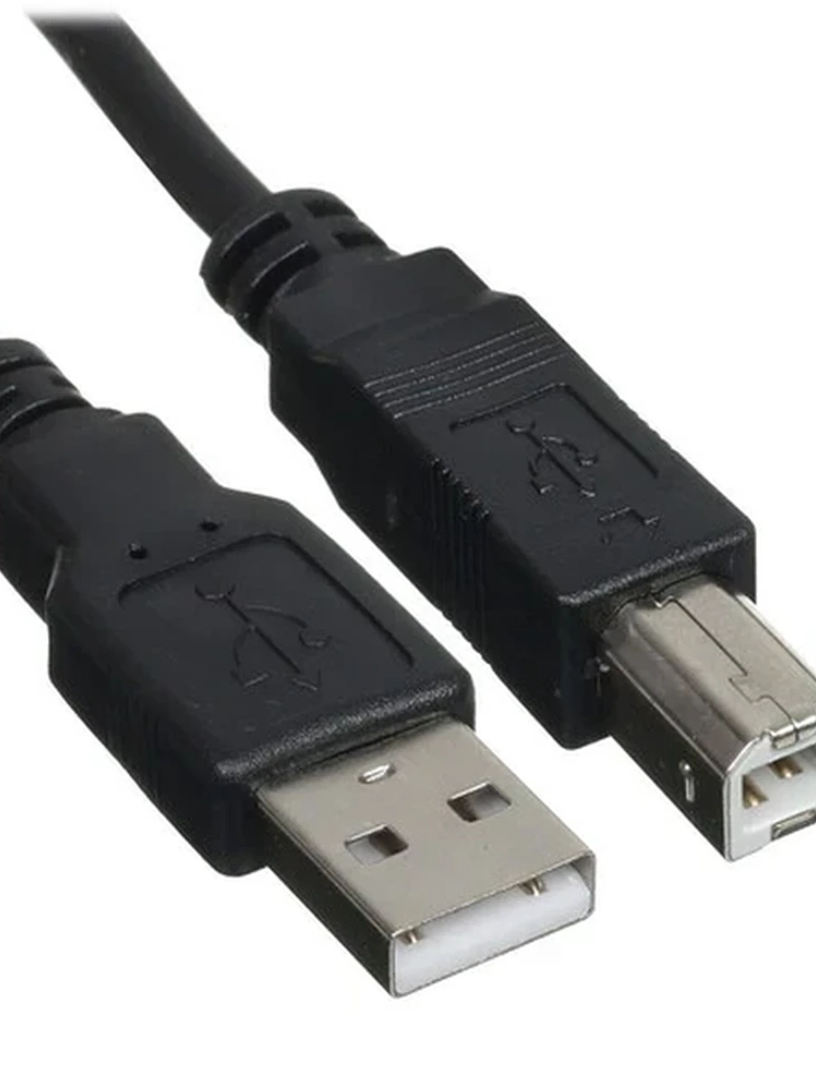 Кабель USB 2.0 A (M) - USB B (M), 1m, DEXP [UamUbmBSi100V2] Черный