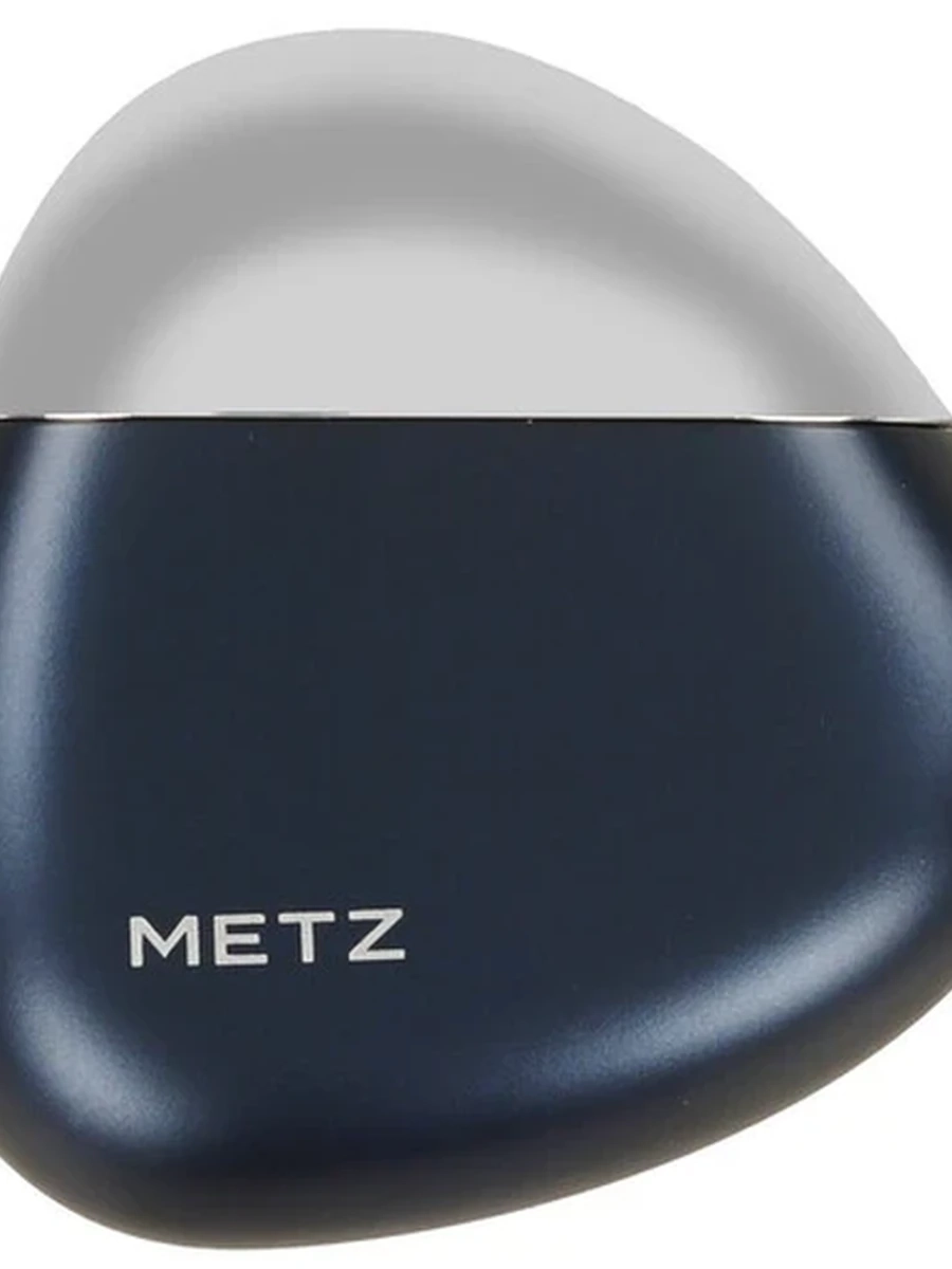 Электробритва Metz Firm Stone синий/серебристый [бритье: сухой, головок - 2, роторная, питание - от аккумулятора]