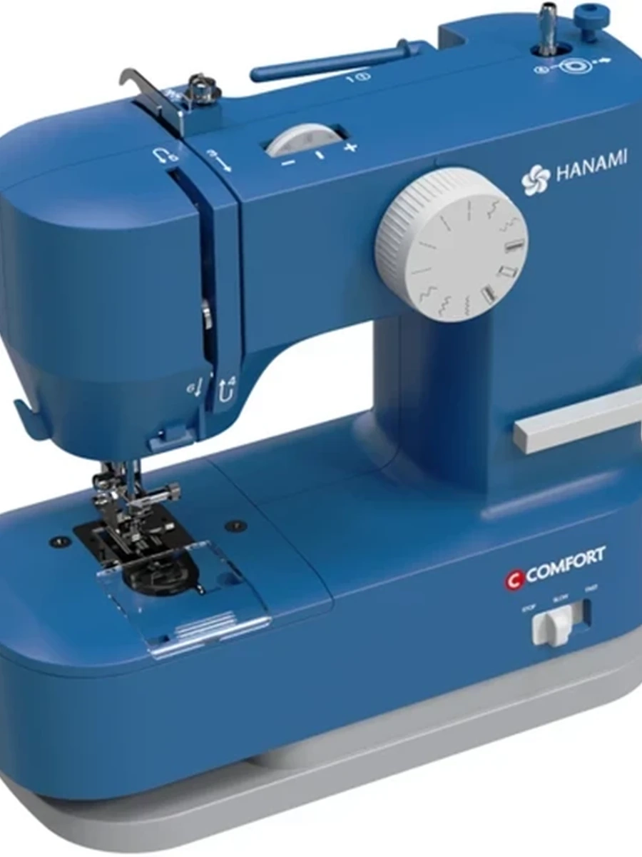 Швейная машина Comfort 22 mini [электромеханическая, челнок - горизонтальный, швейных операций - 12, петля - полуавтомат]