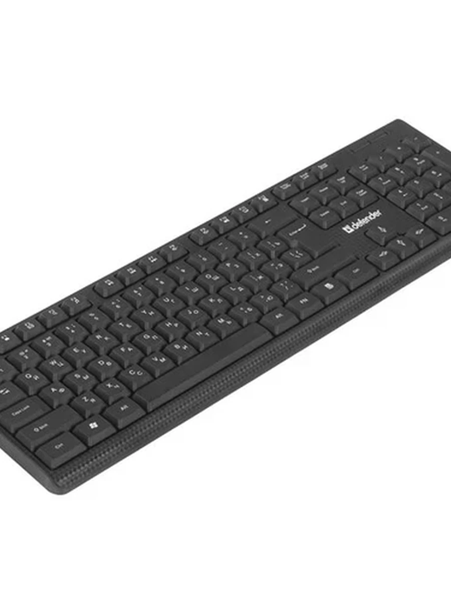 Клавиатура проводная Defender Daily HB-162 черный [мембранная]