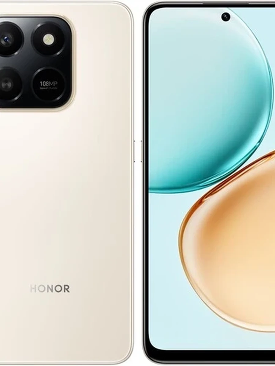 Смартфон Honor X7d 8/256Gb [6,77"/LTE/NFC/108+2 Mpx/6500mAh/Desert Gold]