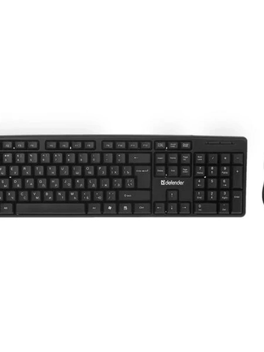 Клавиатура+мышь проводная Defender Dakota C-270, Black, USB