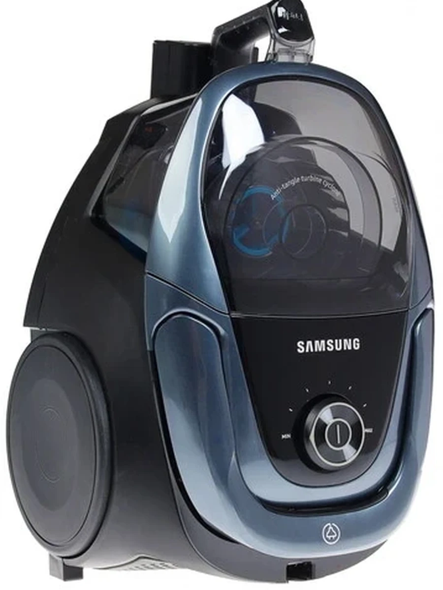Пылесос  Samsung SC18M3160VG [1800 Вт, всасывания-380 Вт, сухая, контейнер, 2 л, труба телескопическая, рег. мощности на корпусе, серый]