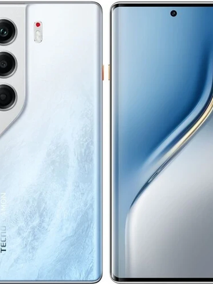 Смартфон Tecno Camon 40 Pro 8/256Gb [6,78"/4G/NFC/Cam50Mpx+8Mpx/5200mAh/Glacier White]
