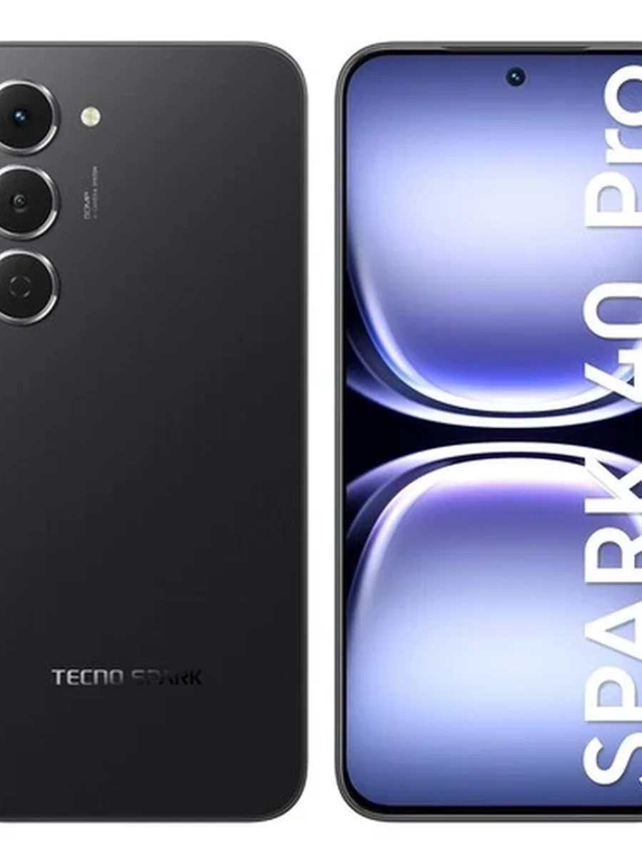 Смартфон Tecno Spark 40 Pro 8/256Gb [6,78"/LTE/NFC/Cam50Mpx+8Mpx/5160mAh/Ink Black]