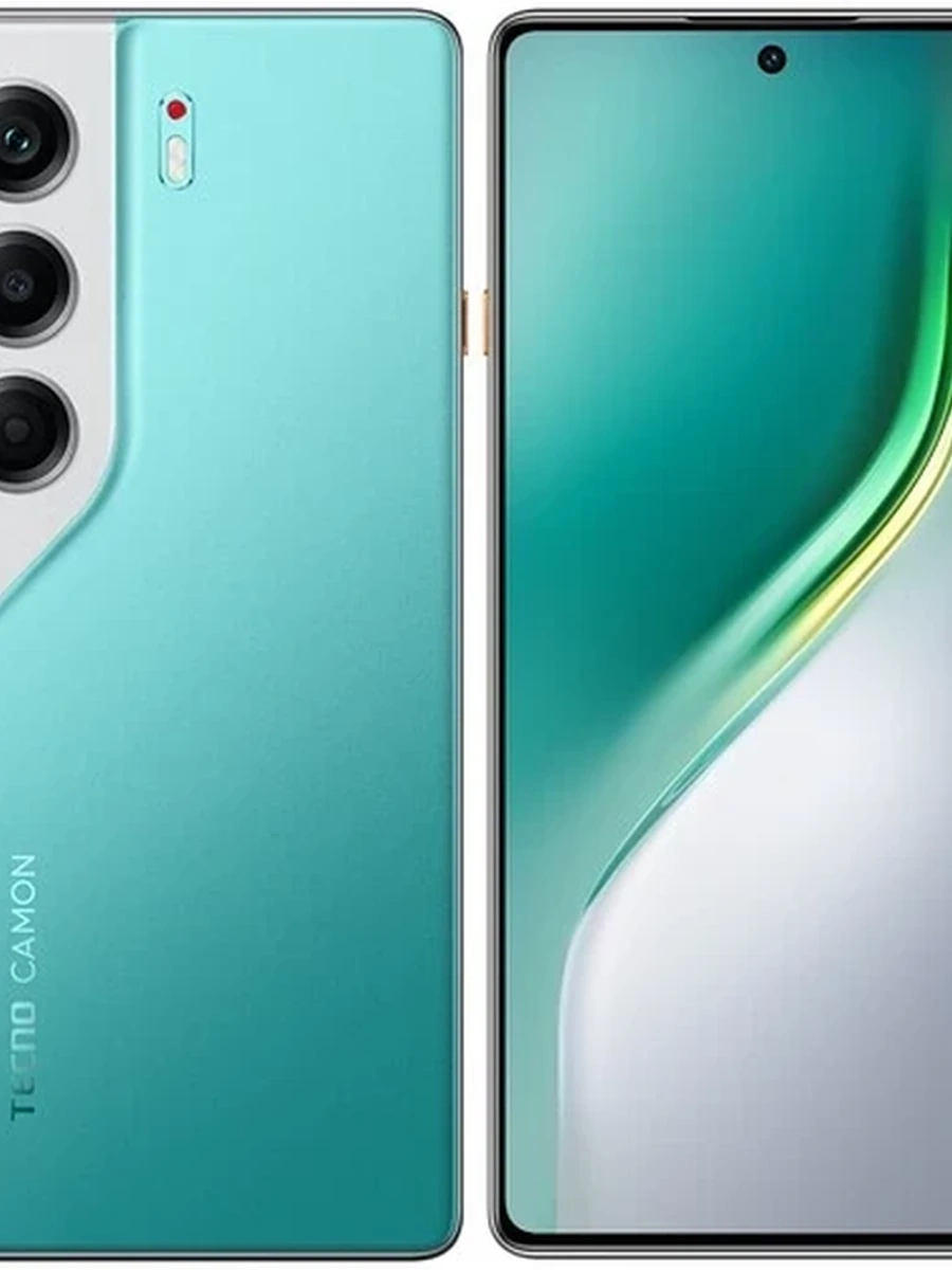 Смартфон Tecno Camon 40 8/256Gb [6,78"/4G/NFC/Cam50Mpx+8Mpx/5200mAh/Emerald Lake Green]