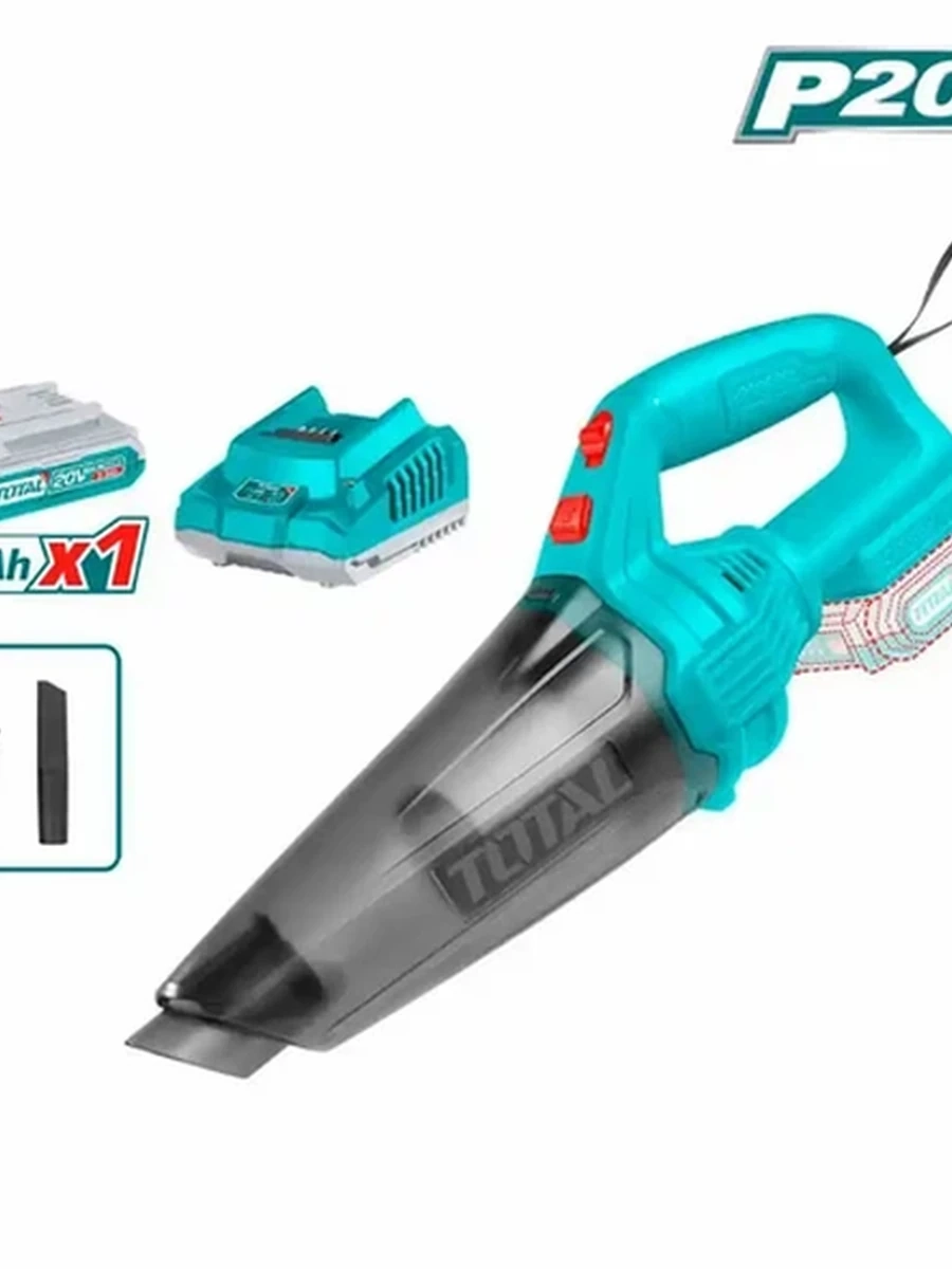 ПЫЛЕСОС АККУМУЛЯТОРНЫЙ TOTAL LITHIUM-ION 20V TVLI20126