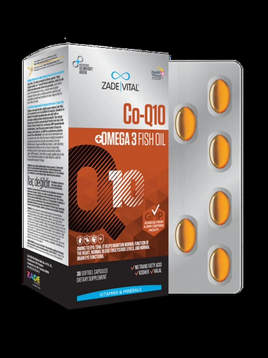 Коэнзим Q10 и Омега -3 30 капсул