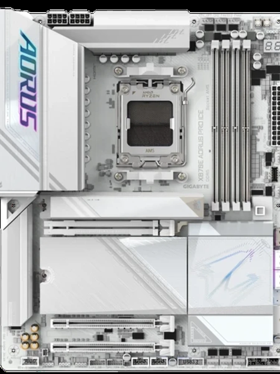Плата Gigabyte AM5 X870E AORUS PRO ICE
