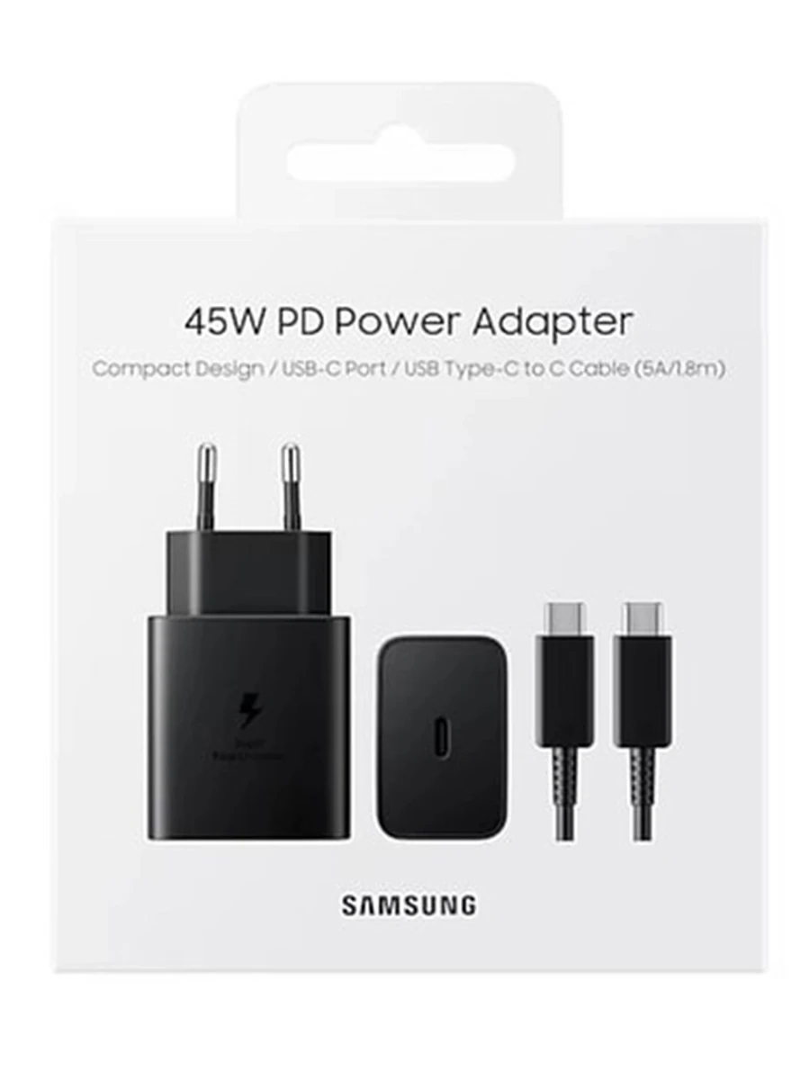 СЗУ Samsung 2in1 45W oригинал Black