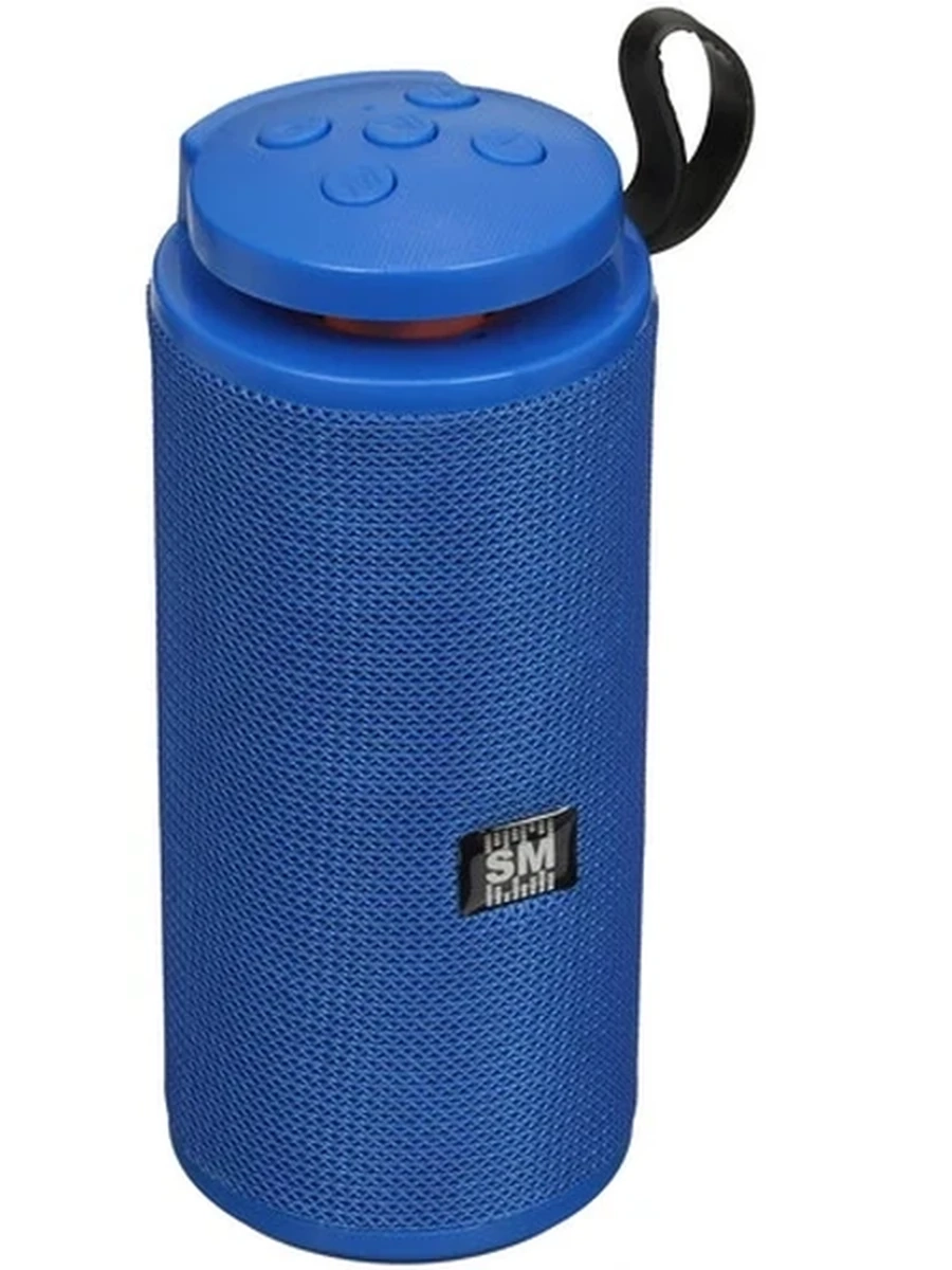 Колонка портативная Soundmax SM-PS5015B [6Вт, Bluetooth, USB, SD, FM, AUX, синий]