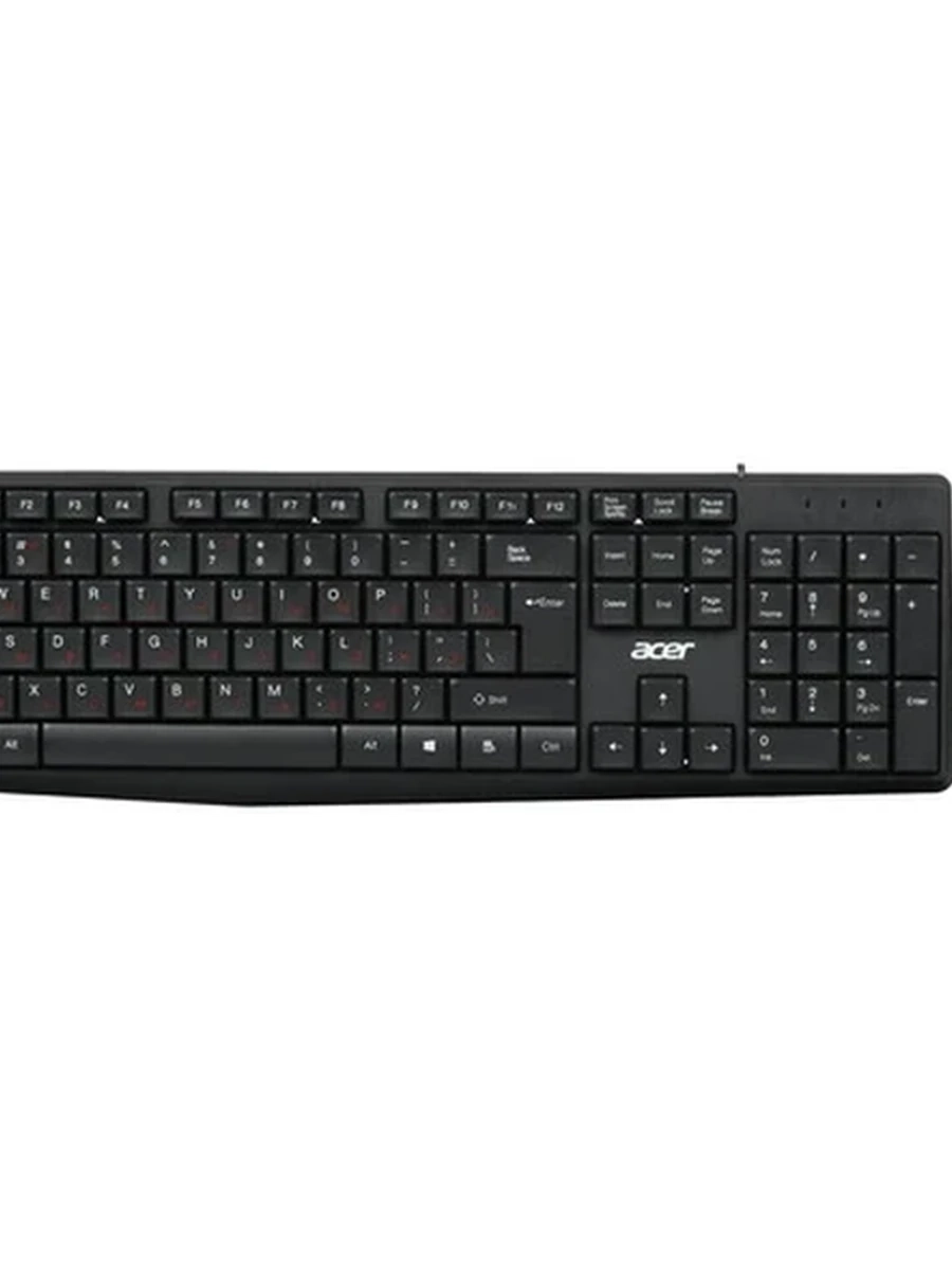 Клавиатура+мышь проводная Acer OMW141 черная