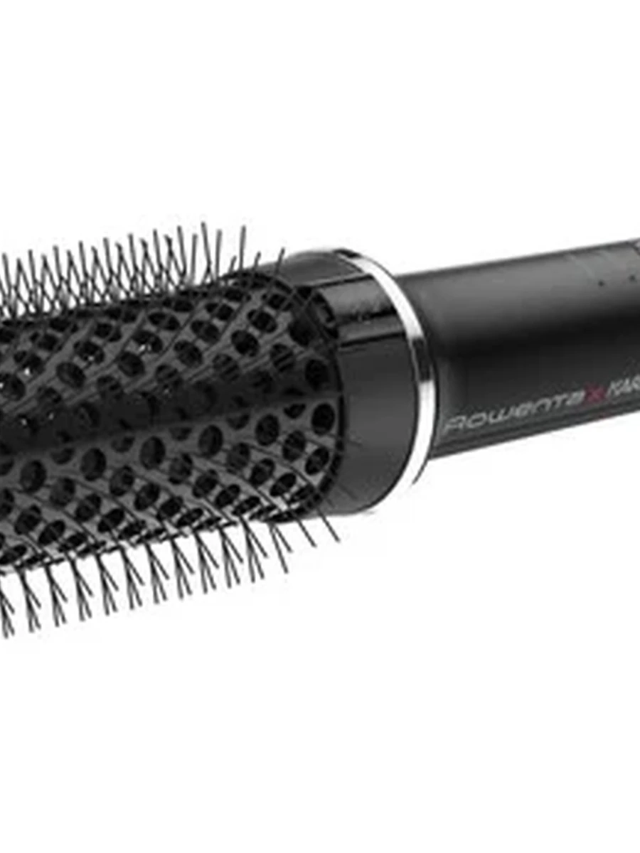 Термощетка Rowenta Karl Lagerfeld Power Brush UB572LE0 черный/красный [55 Вт, насадок-1 шт]