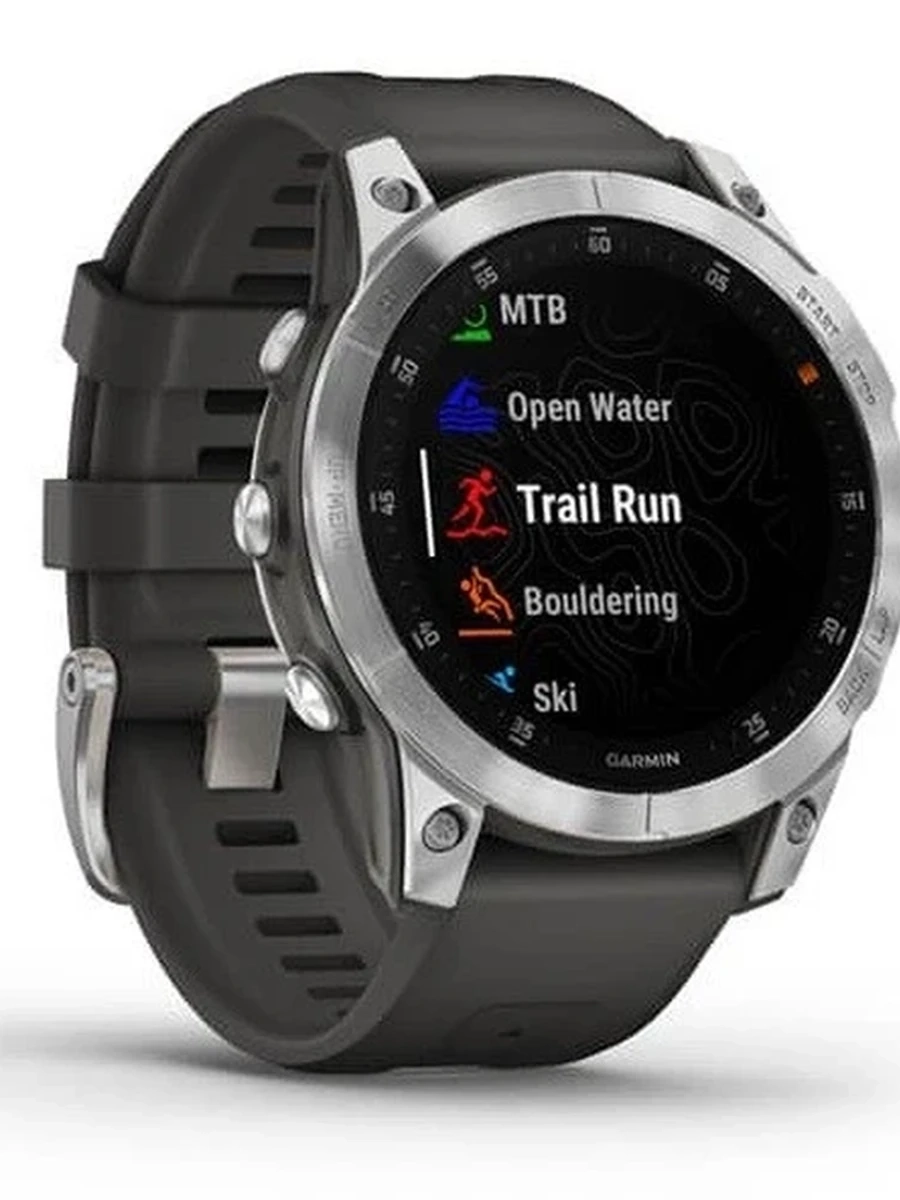 Мультиспорт.часы Garmin Epix gen.2 Sapphire, amoled-дисплей, серый стальной (010-02582-01)