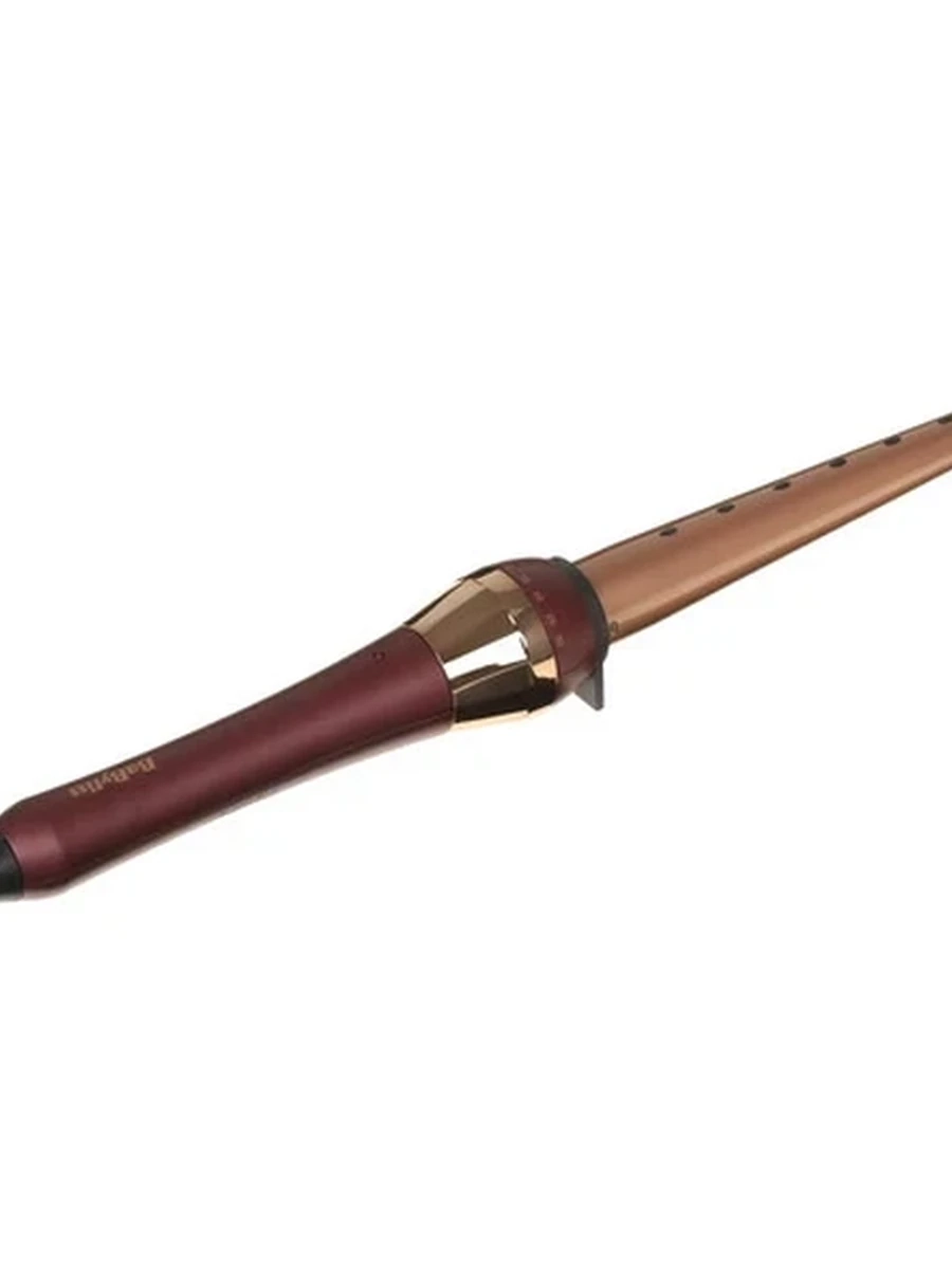 Щипцы для завивки волос BaByliss 2523PE бордовый [конические, диаметр 13-25 мм, режимов-30, до 210°, керамическое]